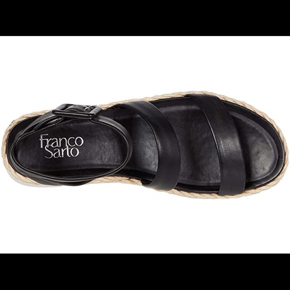 Franco Sarto😀NEW😀Jackson buckle sandal black - Picture 2 of 8